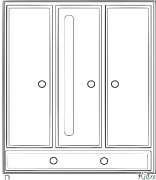 کابینه د چاپ وړ رنګین پاڼې